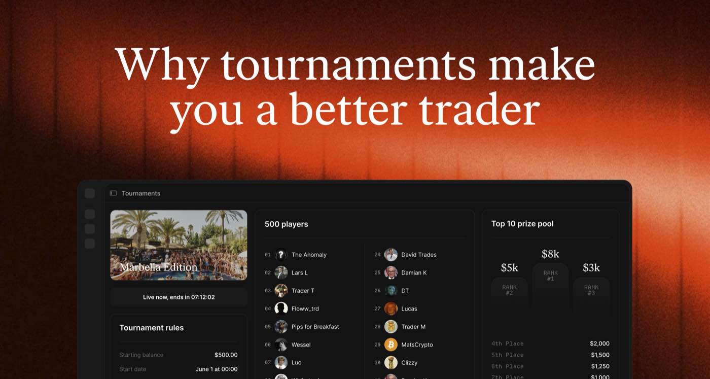 Why tournaments make you a better trader